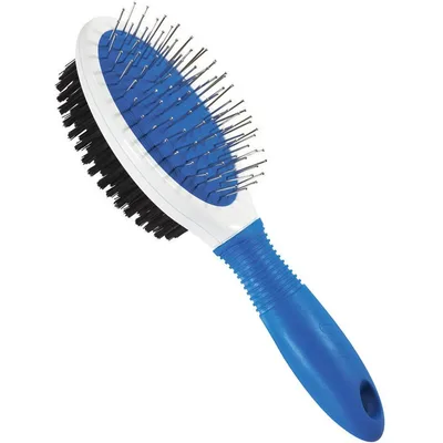 Wire and bristle hair brush